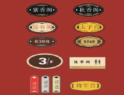 南阳门牌设计制作三要素。